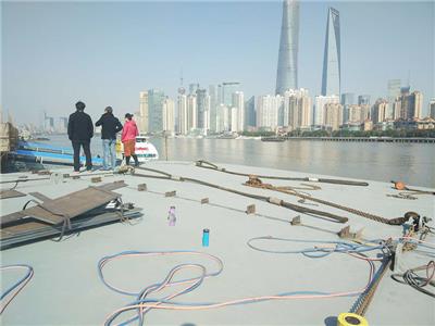 安裝中的上海南外灘鋼結(jié)構橋